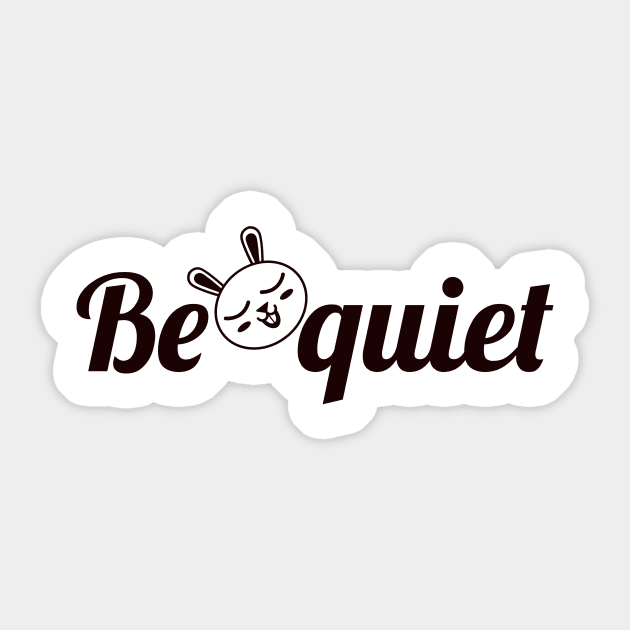 Be Quiet Sticker by Mouldar2005